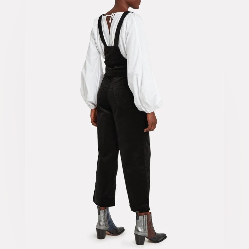 MOTHER | Greaser Ankle Velvet Overalls